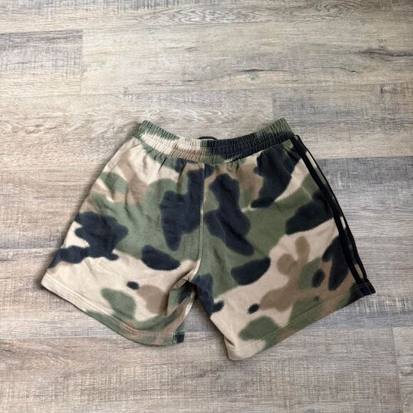 Adidas Original Camo 3 Stripe Shorts Size Medium - Picture 4 of 6